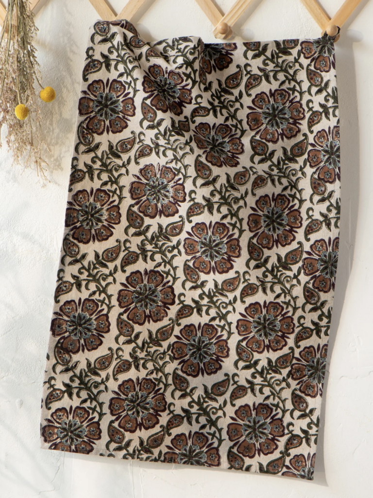 Block Print Dishtowel - Elysian