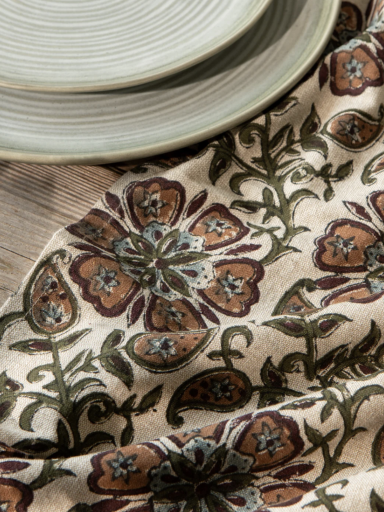 Block Print Dishtowel - Elysian