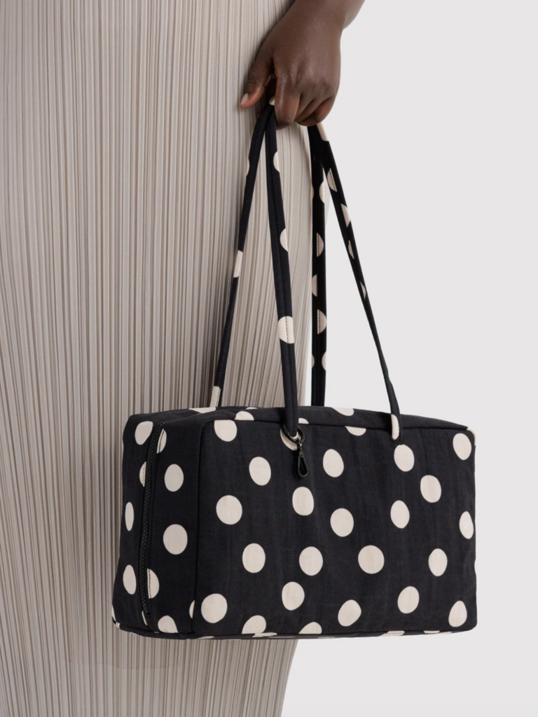 Medium Nylon Bowler Bag