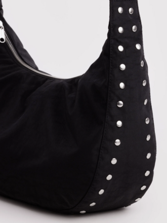 Medium Nylon Crescent Bag