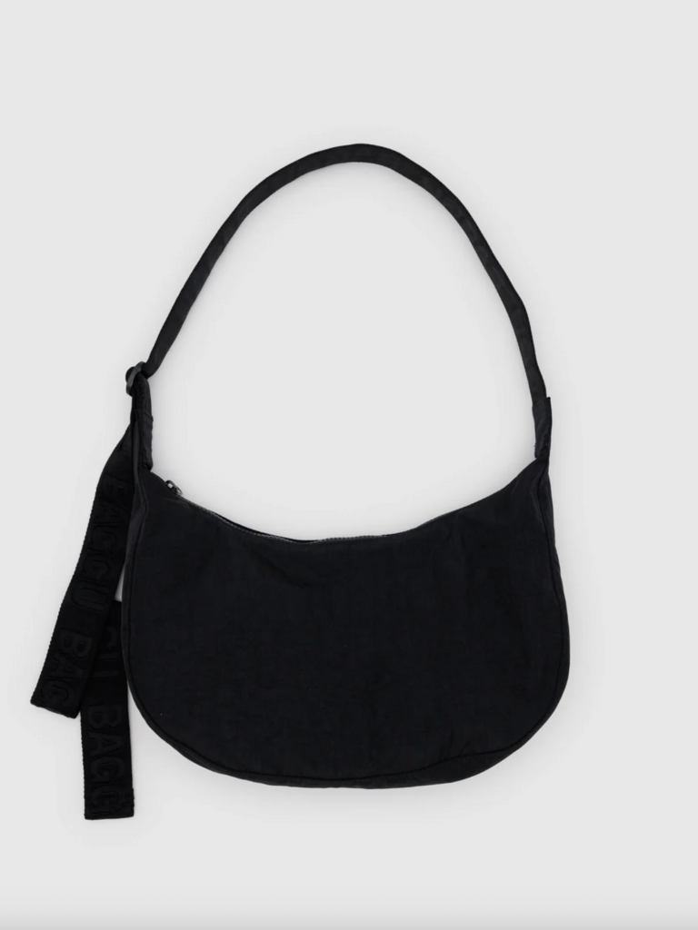 Medium Nylon Crescent Bag