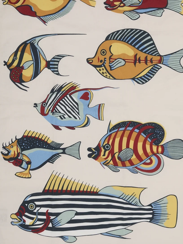 Museum Fish Tea Towel