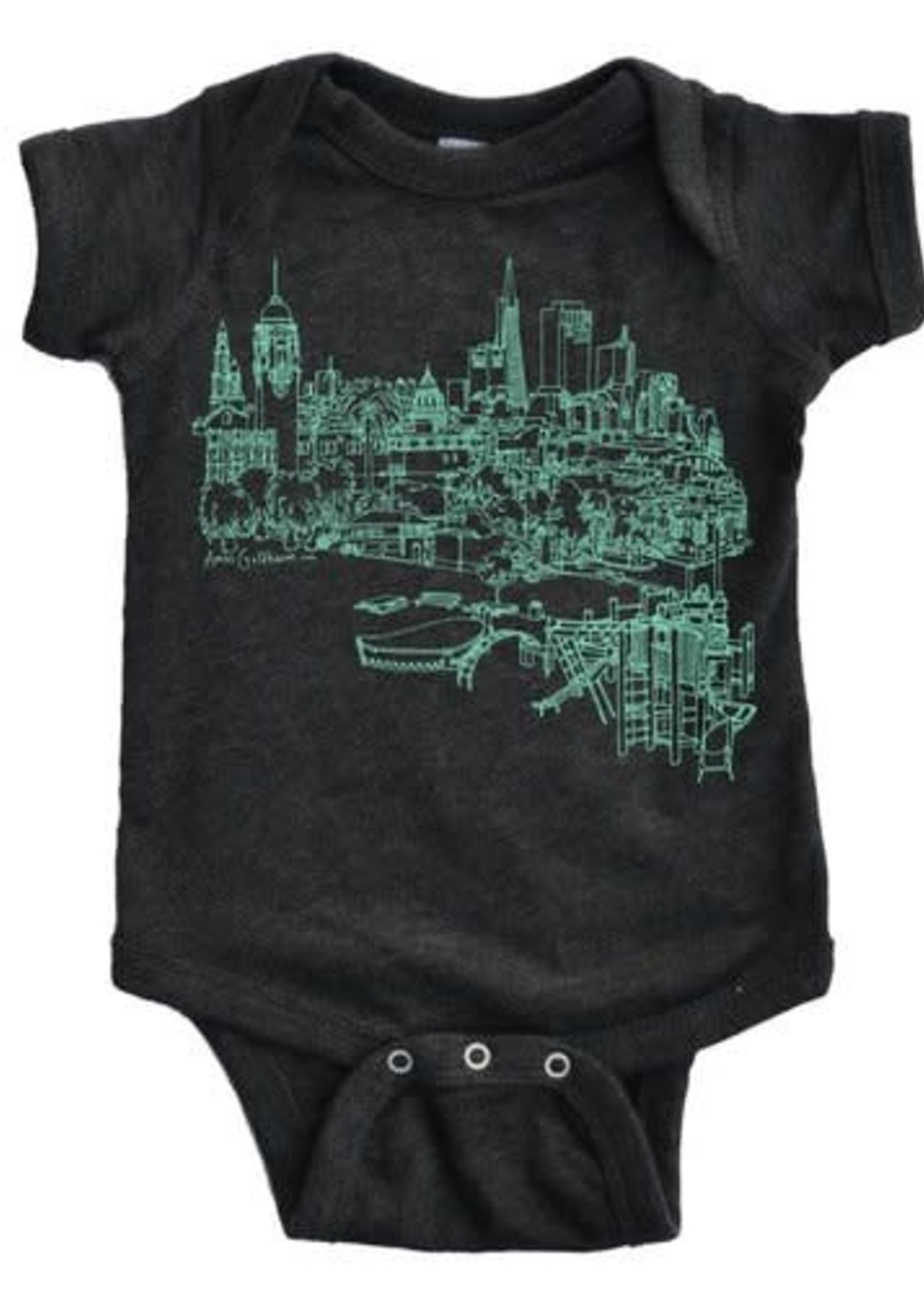 Amos Goldbaum Amos Goldbaum Dolores Park Onesie 6-12