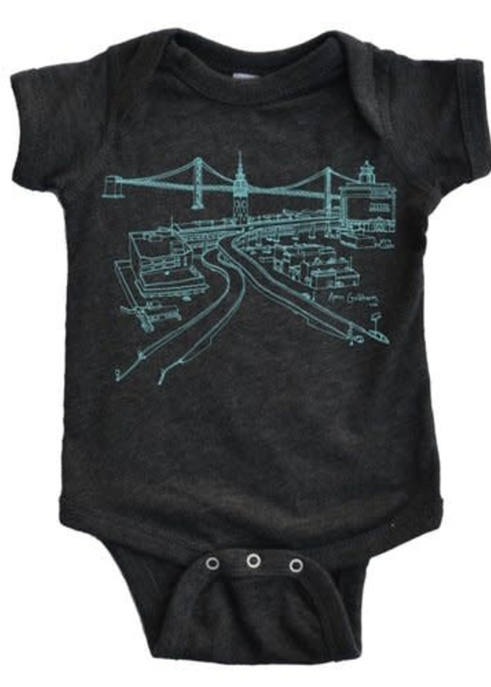 Amos Goldbaum Amos Goldbaum Embarcadaro Onesie 3-6