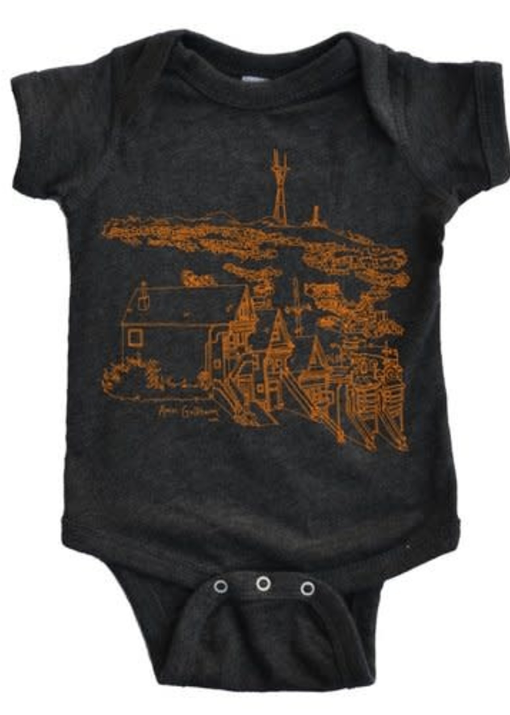 Amos Goldbaum Amos Goldbaum Sutro Onesie 3-6