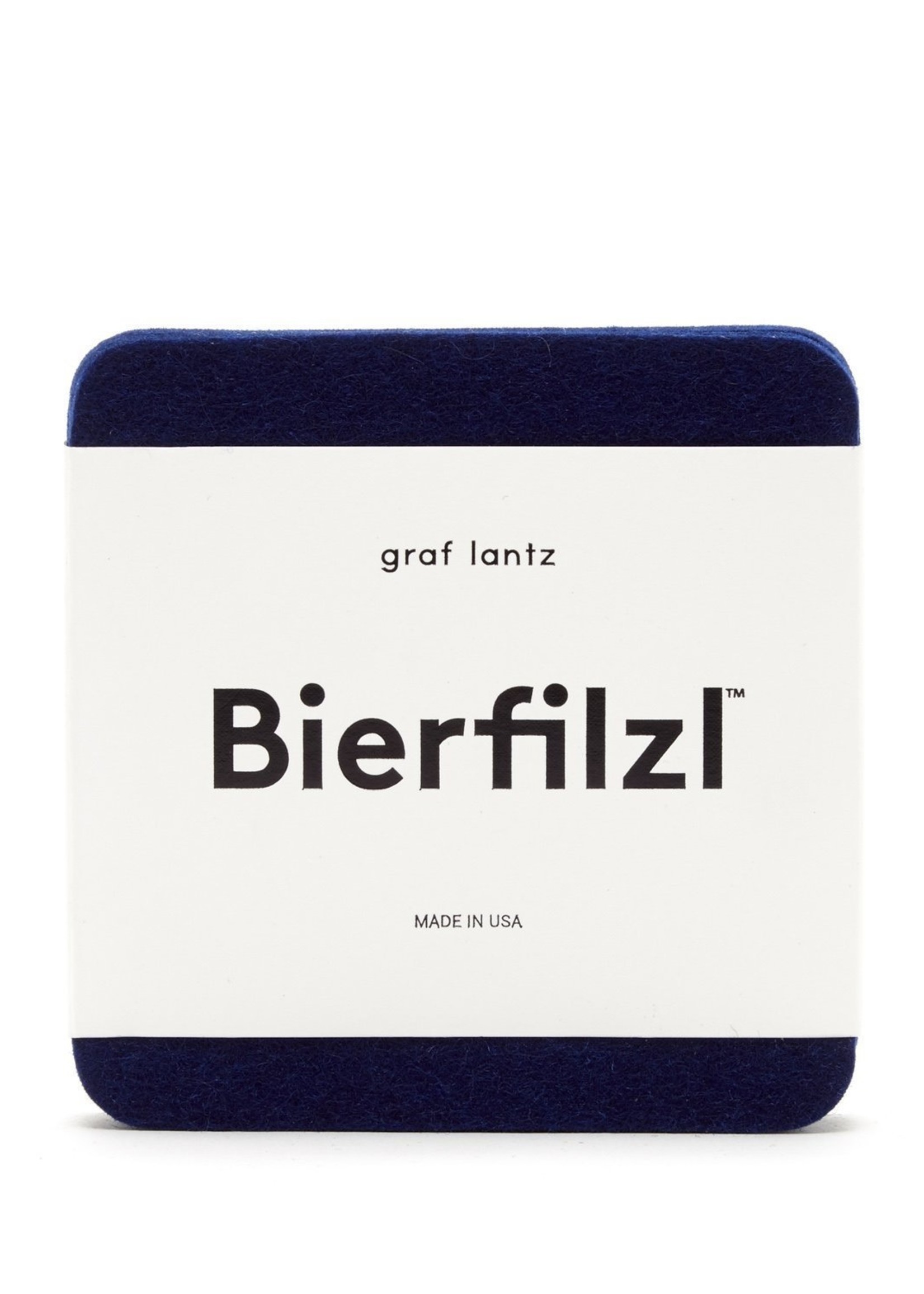 Graf&Lantz Square Felt Coaster 4 Pack - Ocean