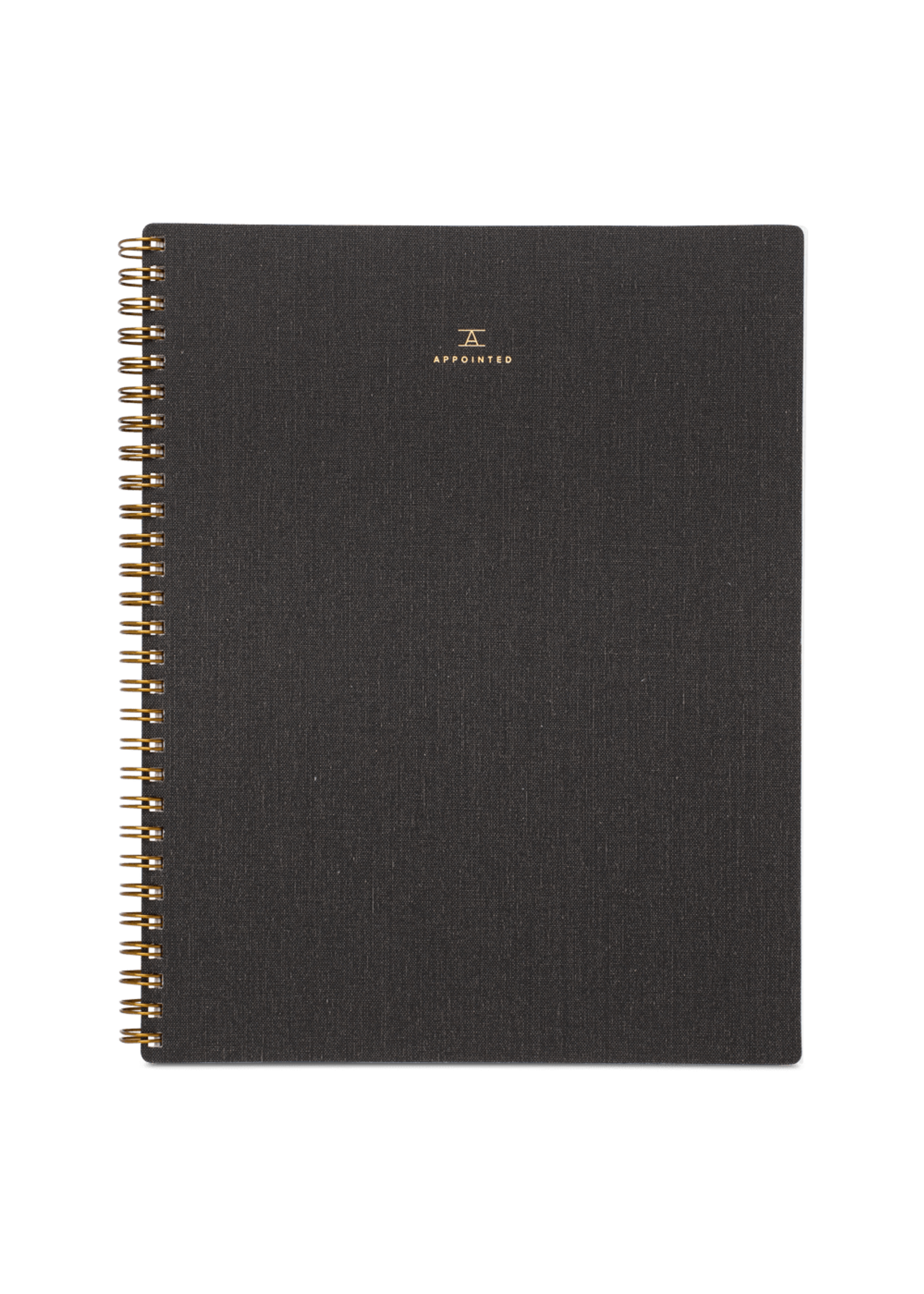Appointed Lined Notebook - Charcoal Gray