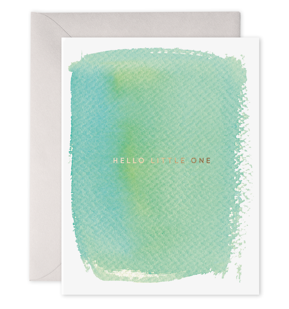 E Frances Baby Card Hello Little One Perch