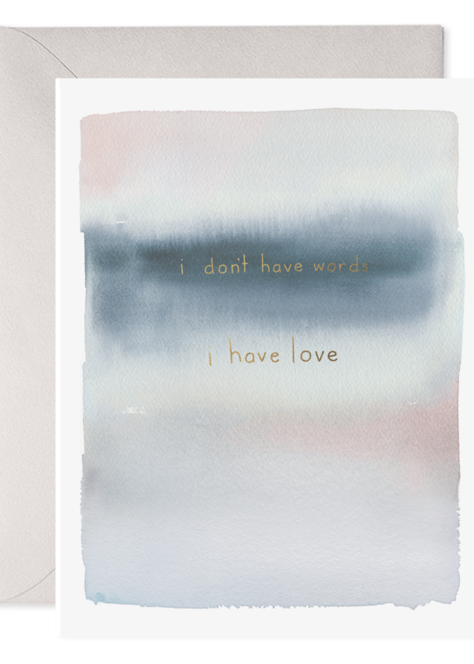 E. Frances Paper Condolence Card - No Words