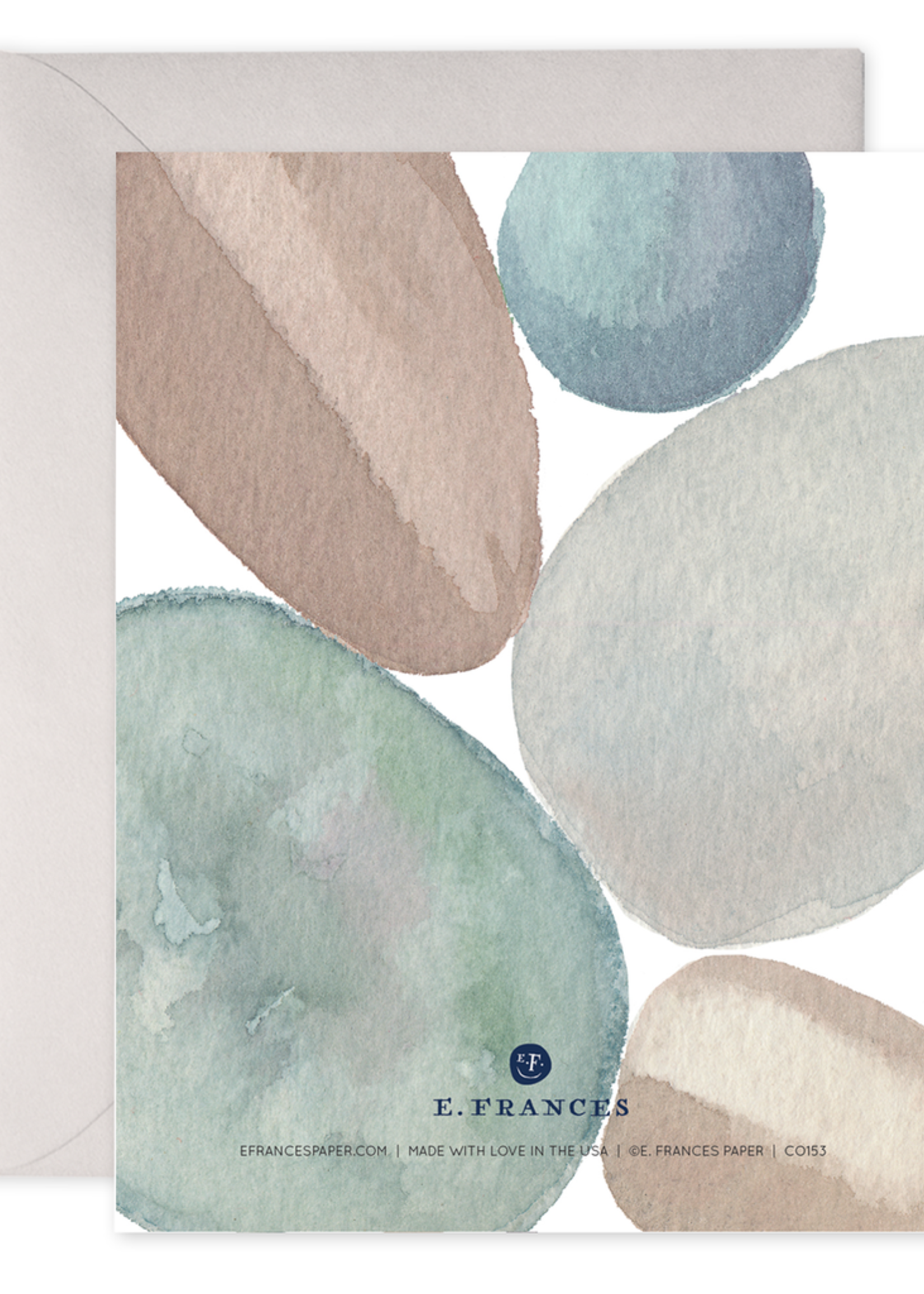 E. Frances Paper Sympathy Card - Peace Rocks