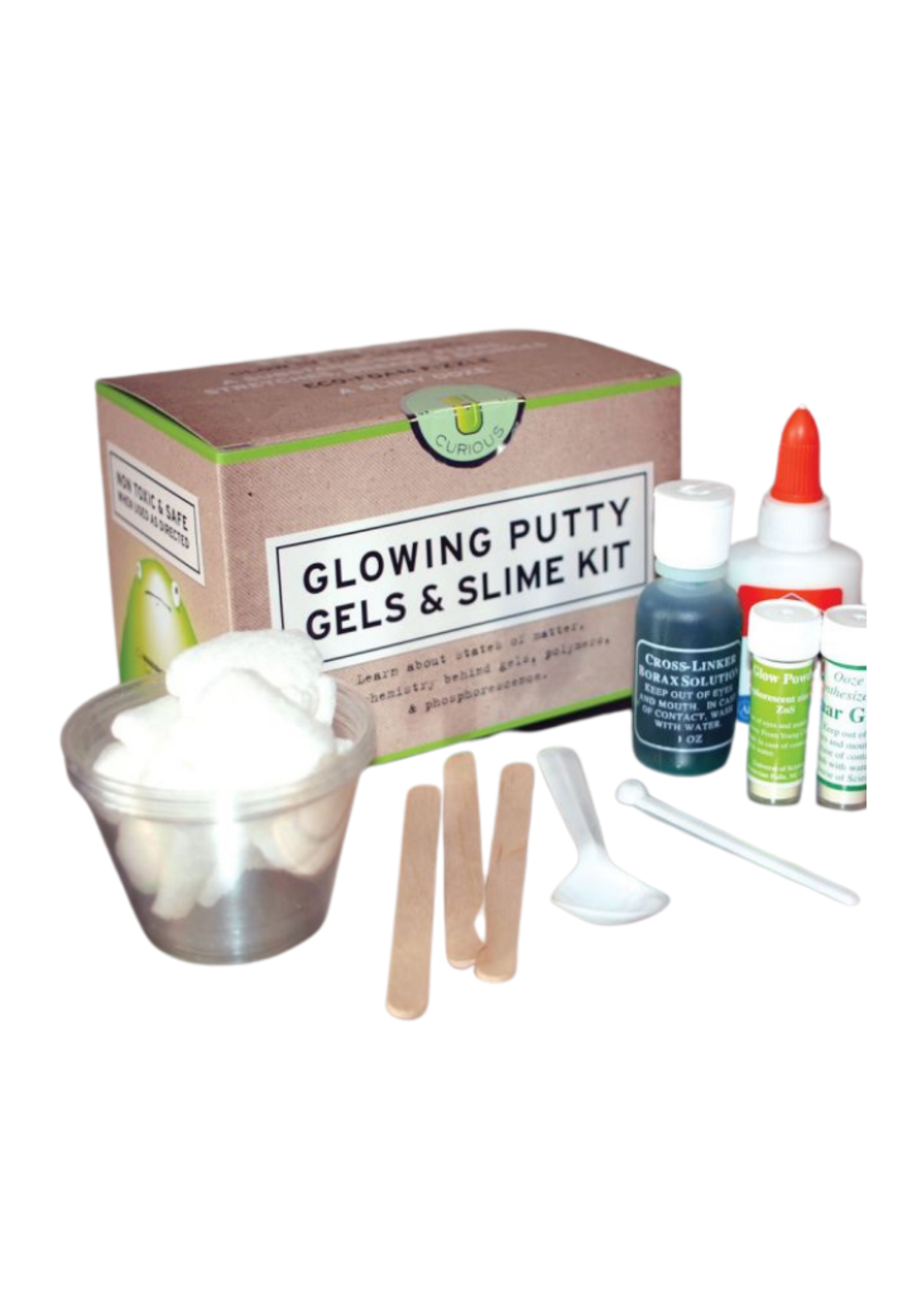 Copernicus Toys Glowing Putty, Gels & Slime Kit
