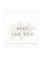 Dear Hancock Dear Hancock - Here for You Sympathy Card