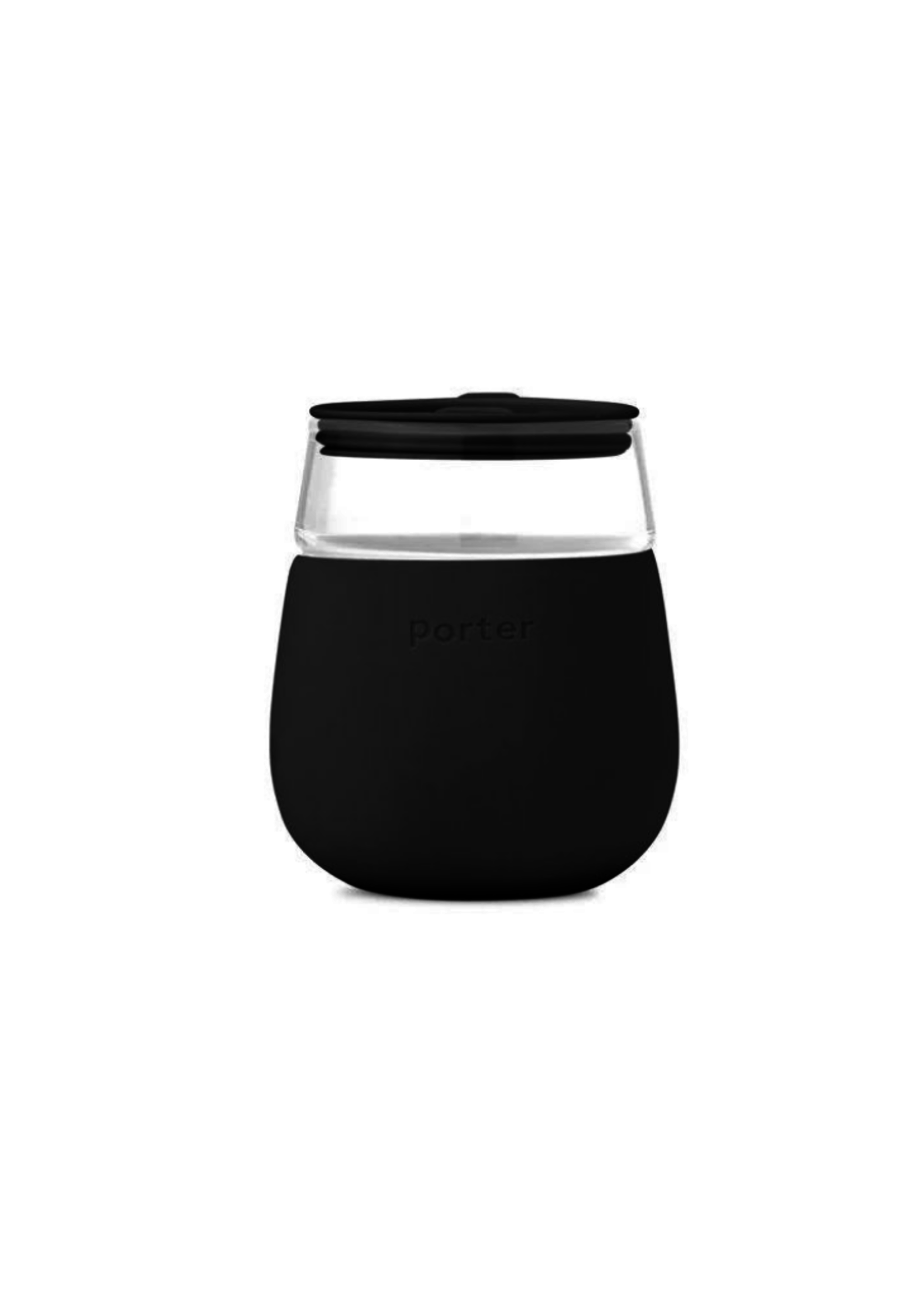 W&P Design Porter To-Go Tumbler Glass Cup: Charcoal