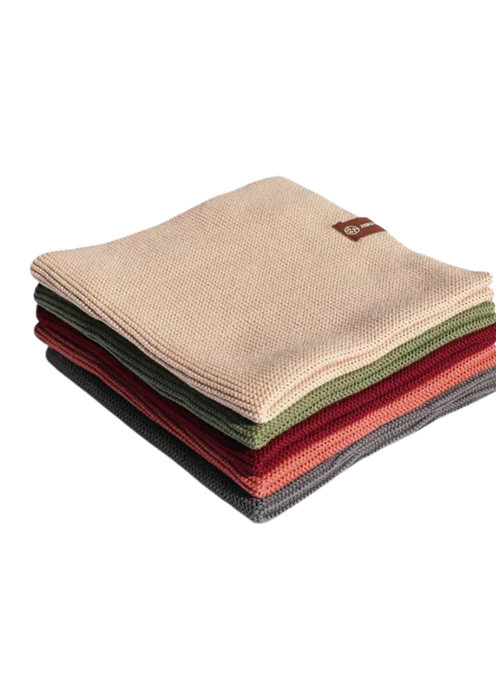 Zero Waste Club Organic Cotton Dish Towel: Plum Red