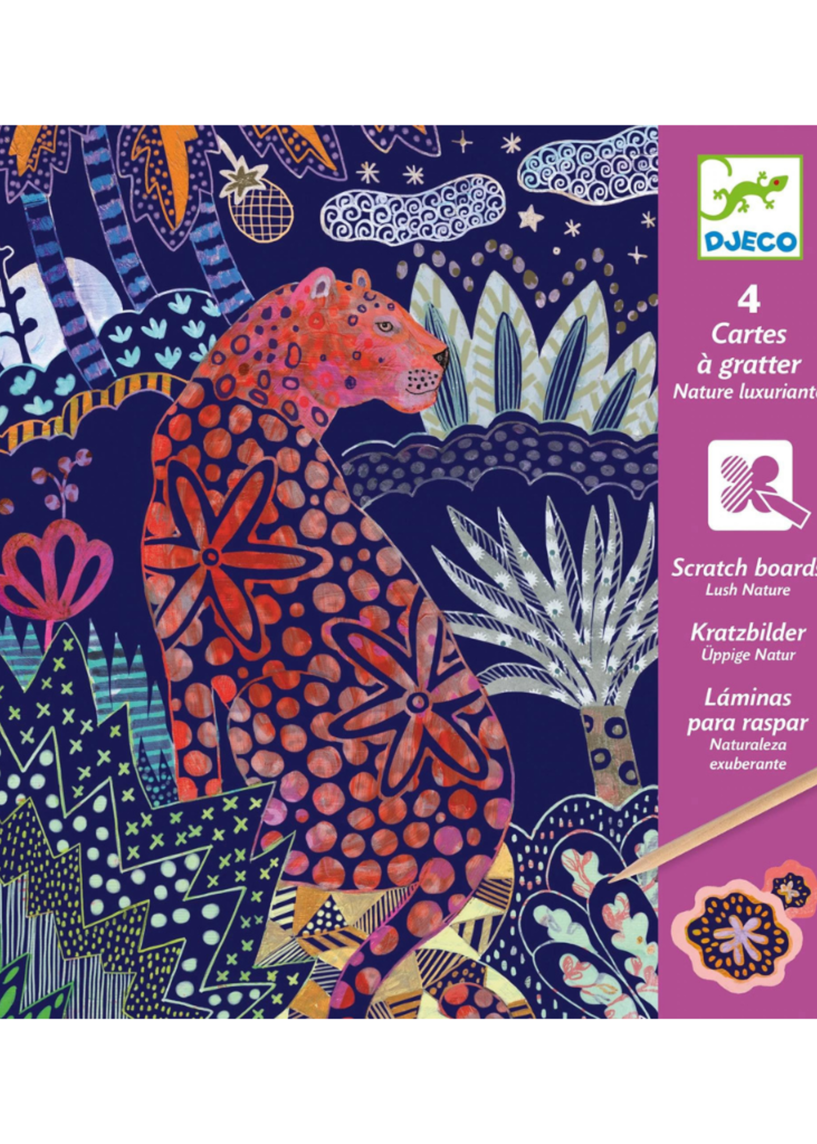 Djeco Lush Nature Scratch Cards