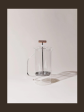 Glass French Press by Yield Design Co. – CANDID HOME