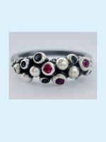 Owen McInerney Owen McInerney - Silver with Rubies Ring