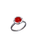 Jenny Windler Jewelry Jenny Windler - Big JuJu Rose Cut Carnelian Ring