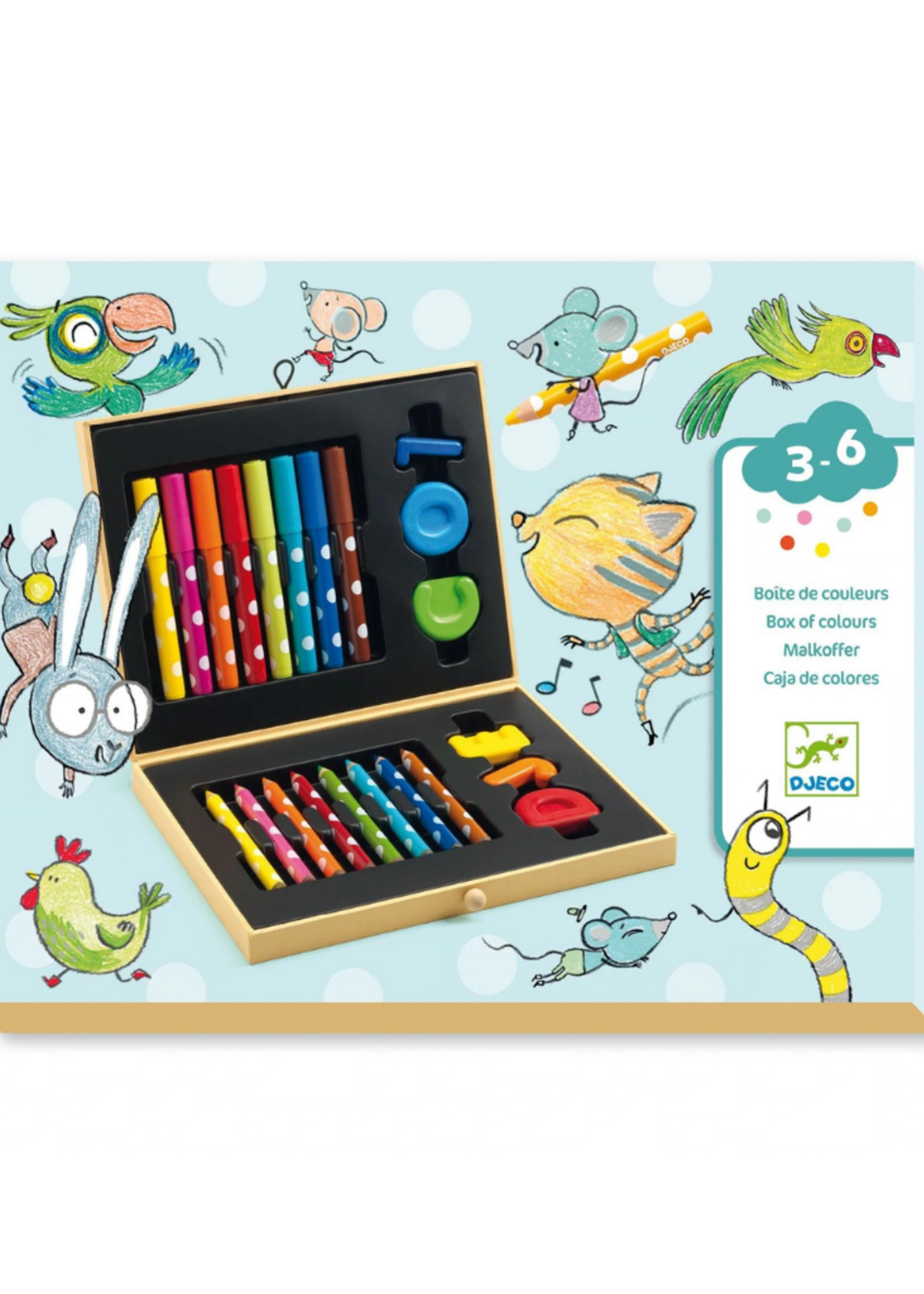 Djeco Box of Colors for Toddlers