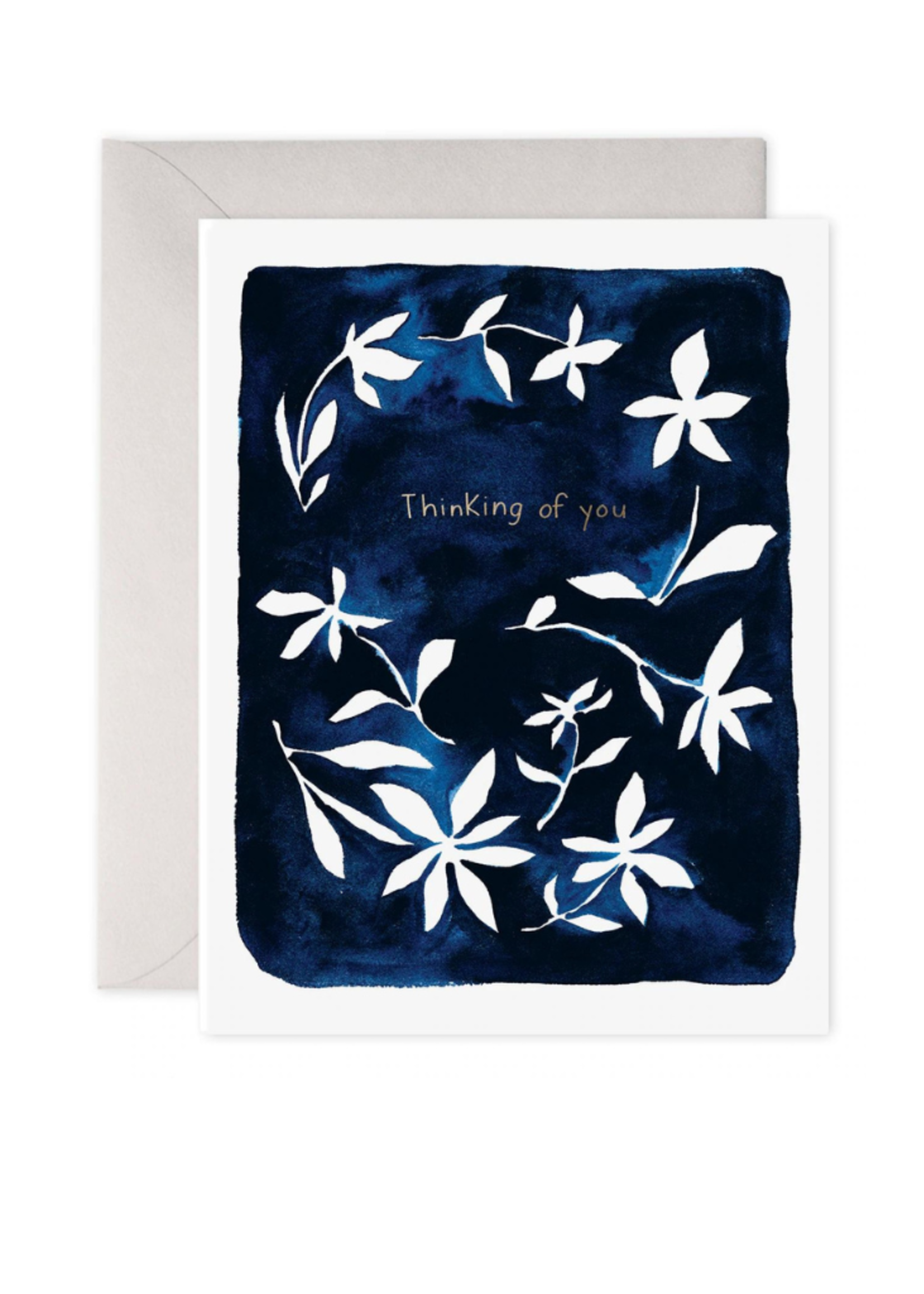 E. Frances Paper Indigo Flowers Thinking of You
