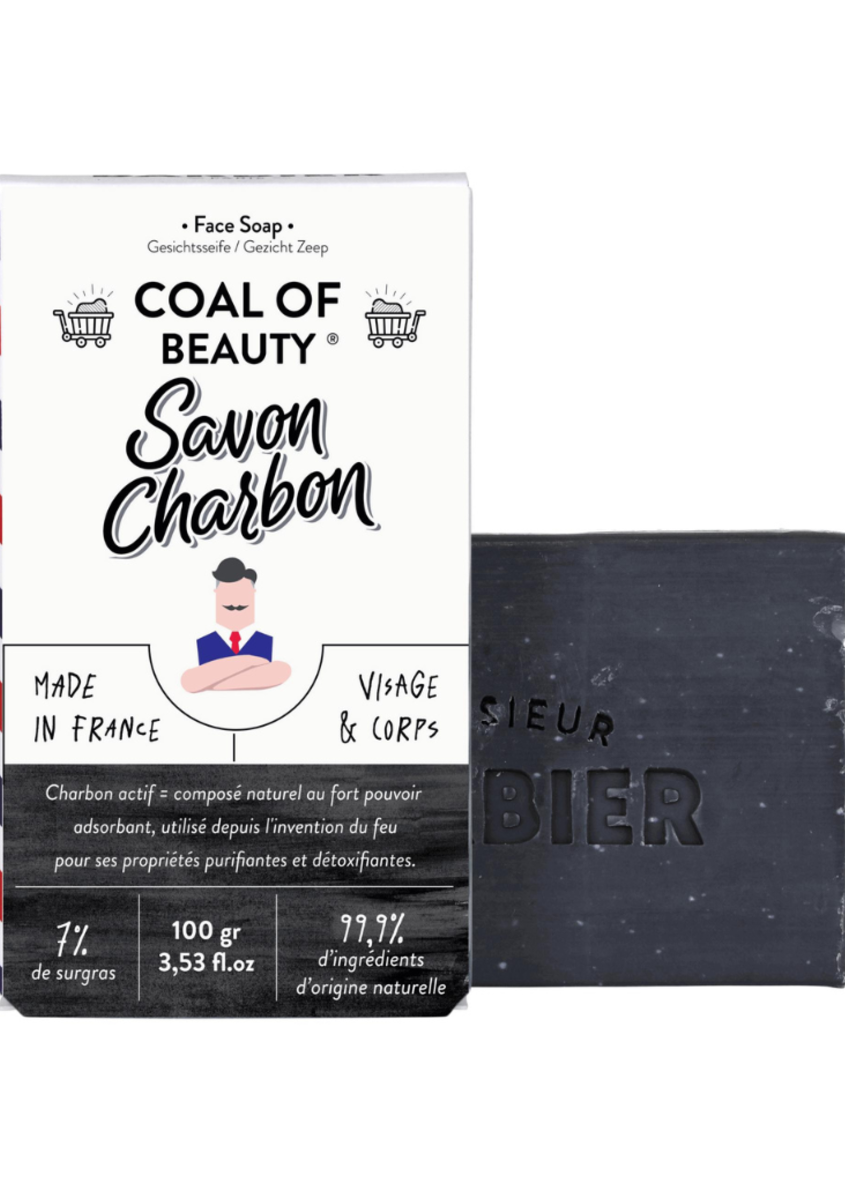 Monsieur Barbier Monsieur Barbier - Coal of Beauty - Face and Body Soap