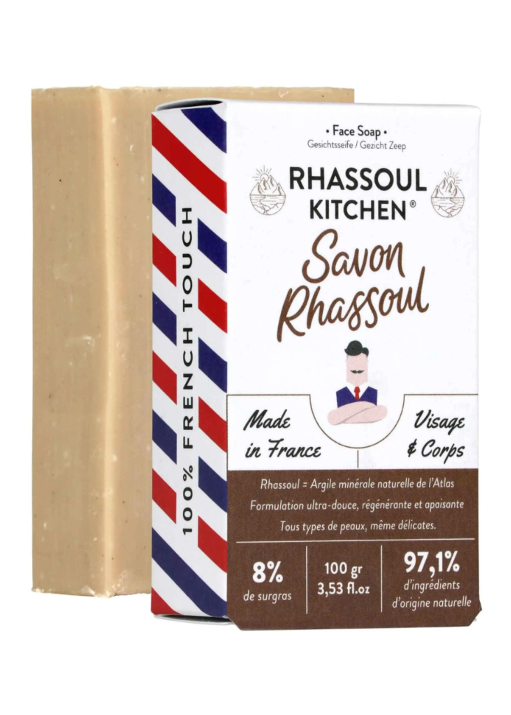 Monsieur Barbier Monsieur Barbier - Rhassoul Kitchen - Face and Body Soap