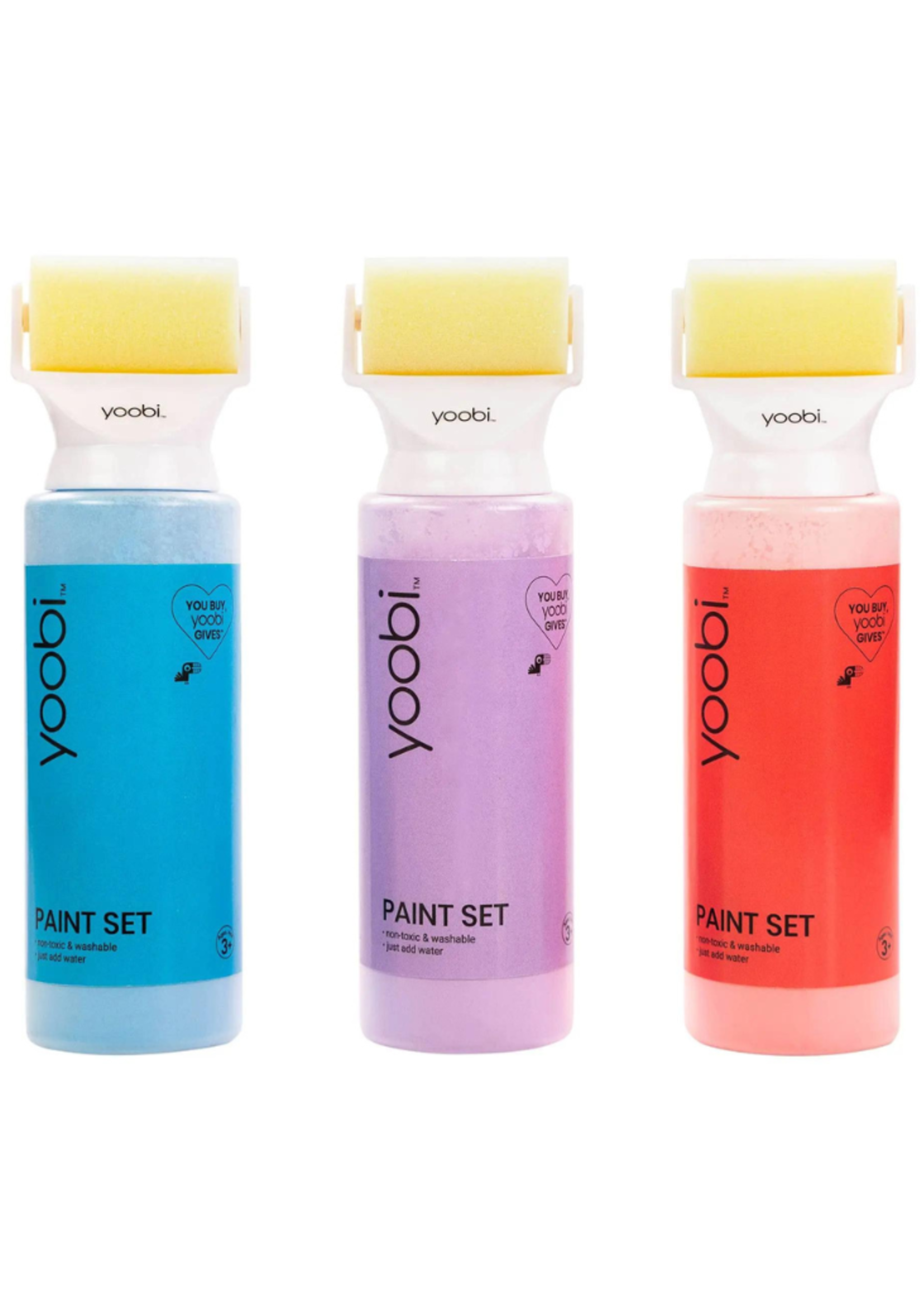 Yoobi Yoobi - Paint 3pc Roller Chalk Set Multicolor