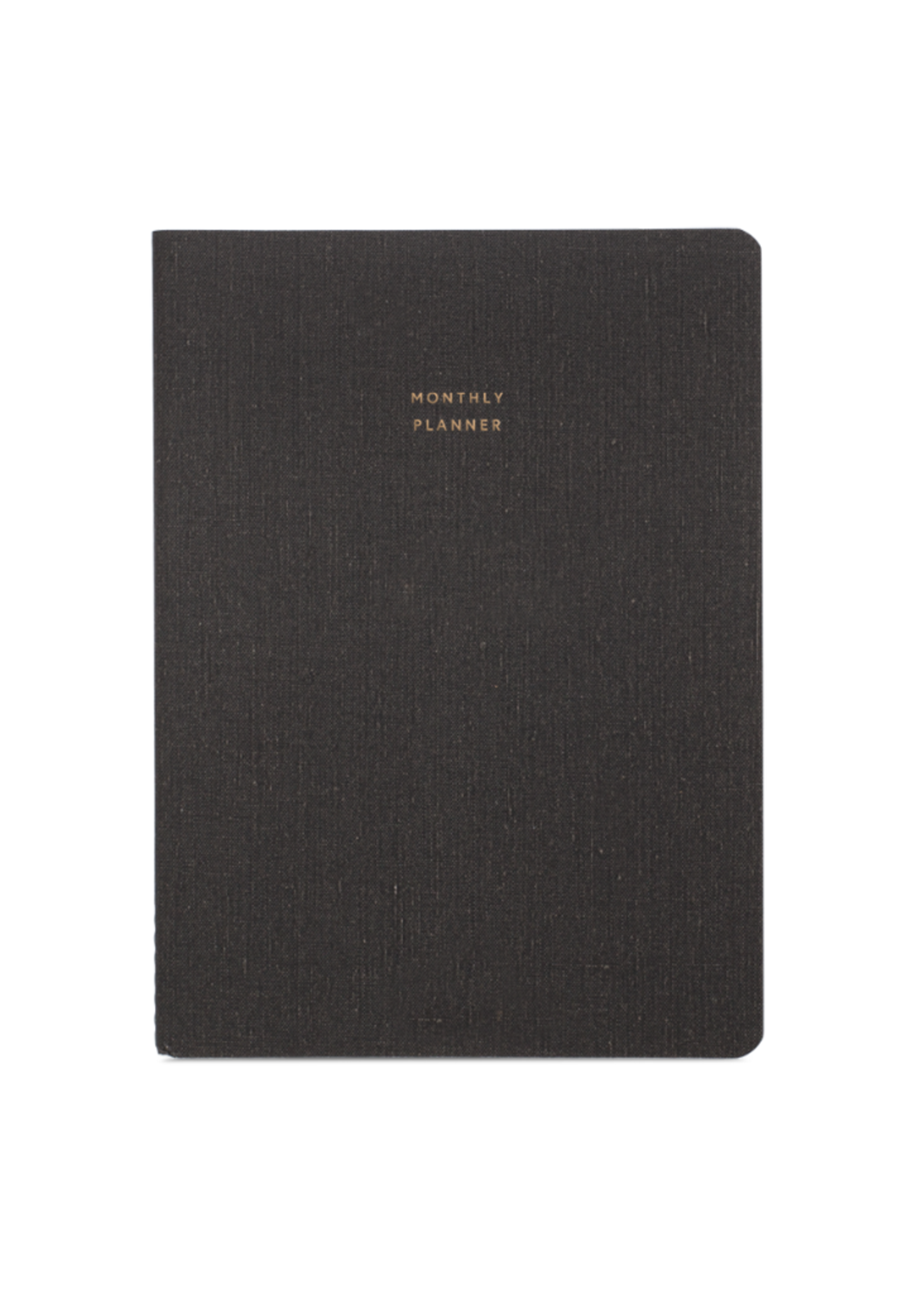Appointed Appointed Open Dated Monthly Planner: Charcoal Gray