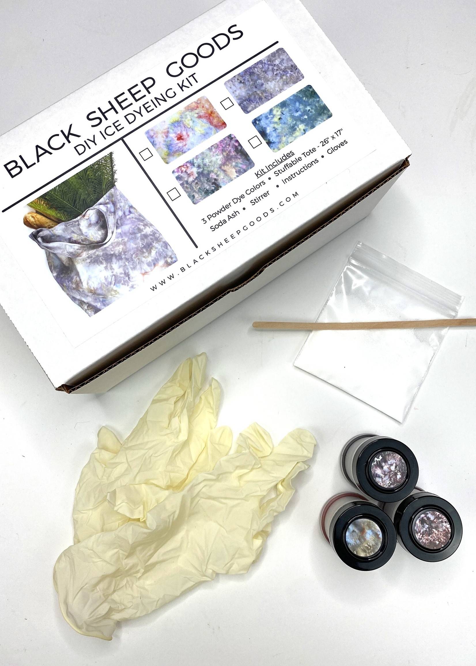 Black Sheep Goods Black Sheep Goods - Tote Bag Ice Dyeing Kit -  VINEYARD