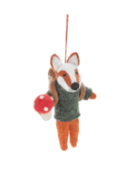 Felt So Good Handmade Felt Frankie Foraging Fox Ornament