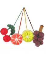 Felt So Good Handmade Needle Felt Hanging Fruits Ornament