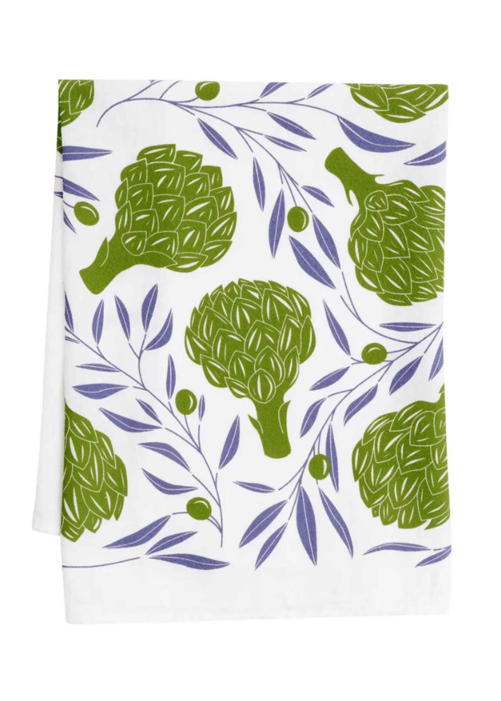 Hazelmade Hazelmade - Artichokes + Olives Tea Towel