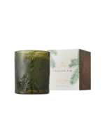 Thymes Frasier Fir Molded Green Glass 6.5oz. Candle
