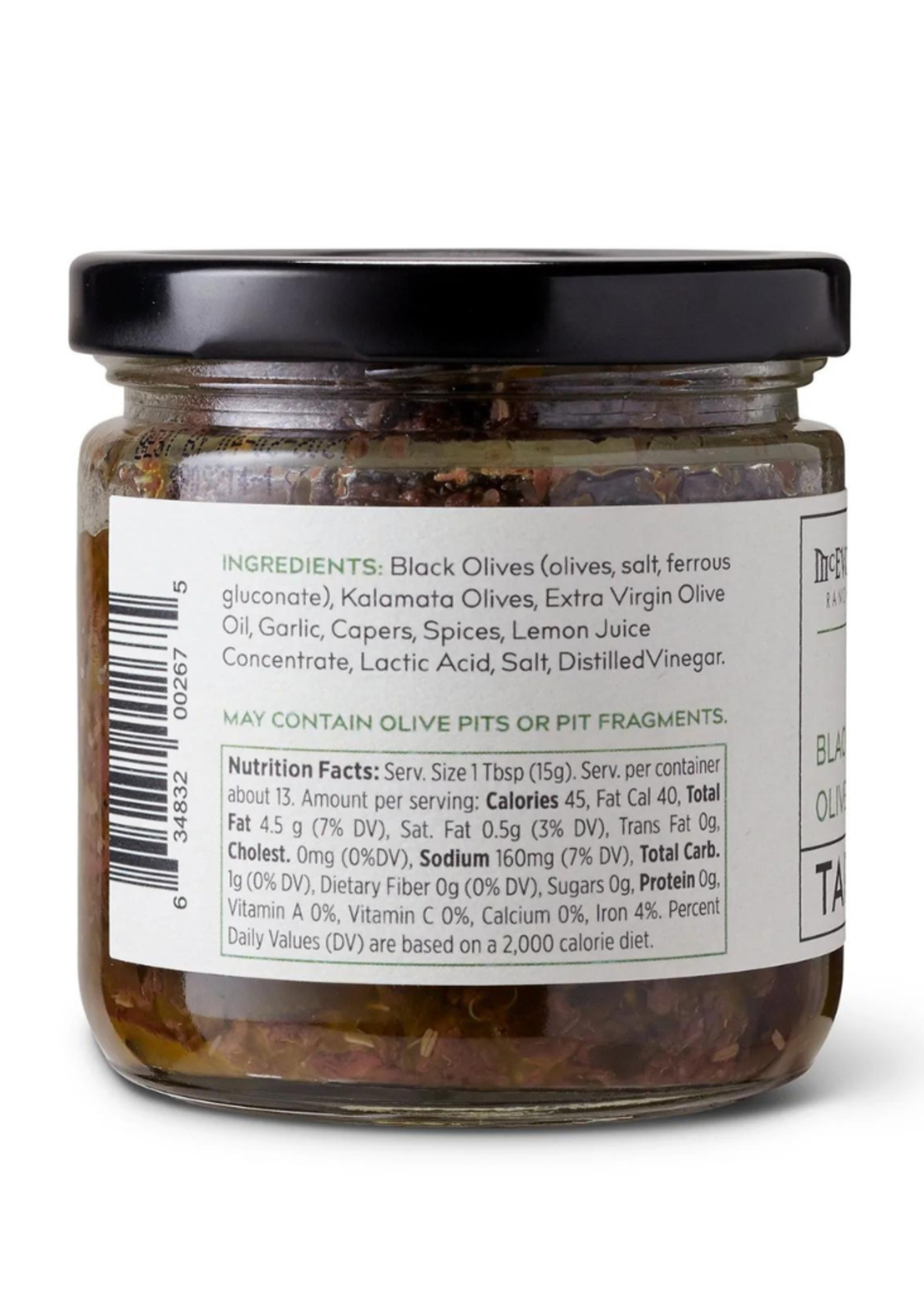 McEvoy McEvoy Ranch Black Olive Tapenade 7oz.