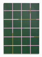 Poketo Object Notebook in Dark Green Grid