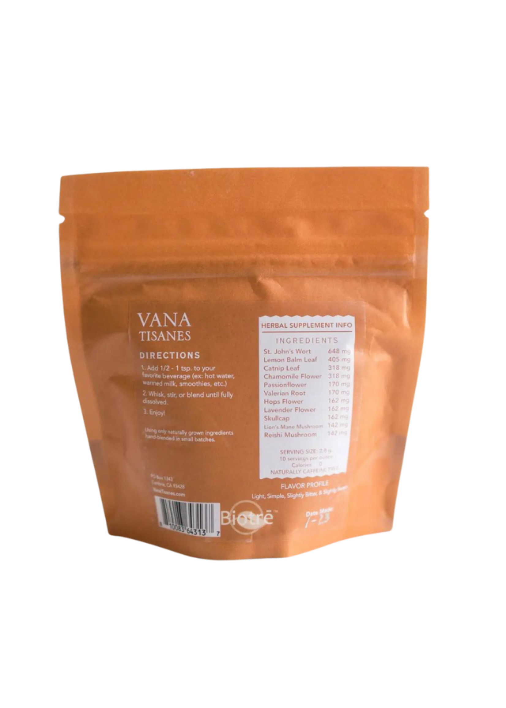 Vana Tisanes Vana Tisanes - Sleep | Fine Plant & Mushroom Powder