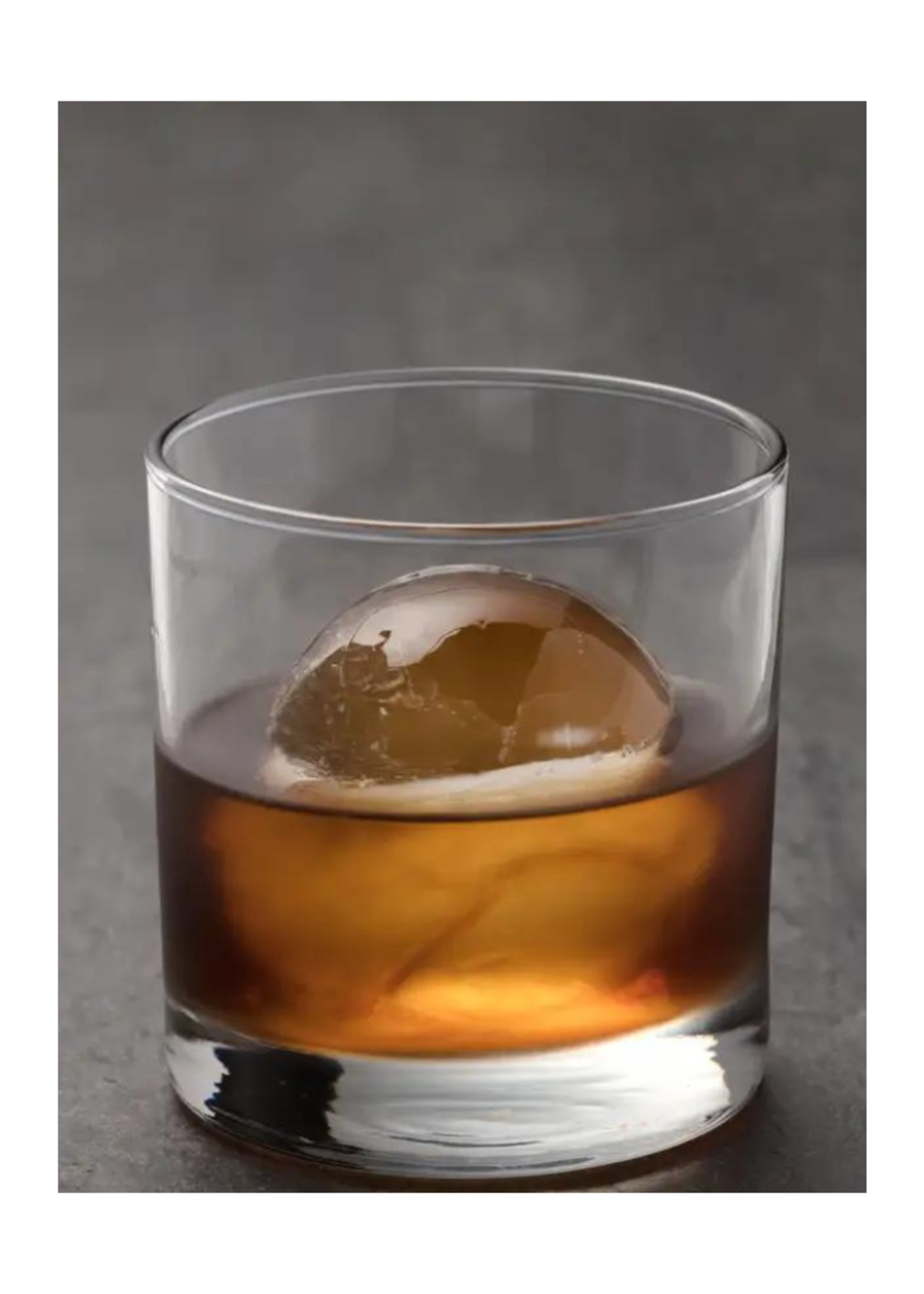 W&P Design W&P - Sphere Ice Mold: Charcoal