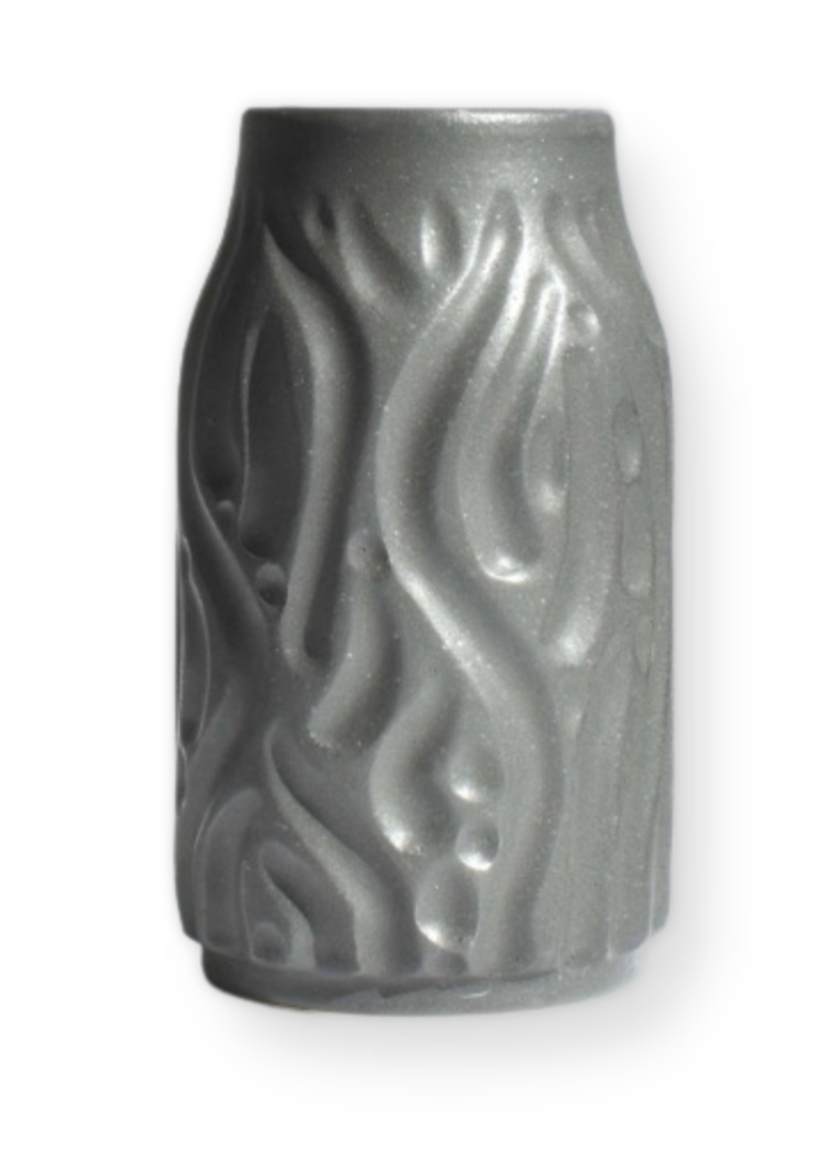 Richard Lau Pottery Richard Lau Pottery Carved Black Vase