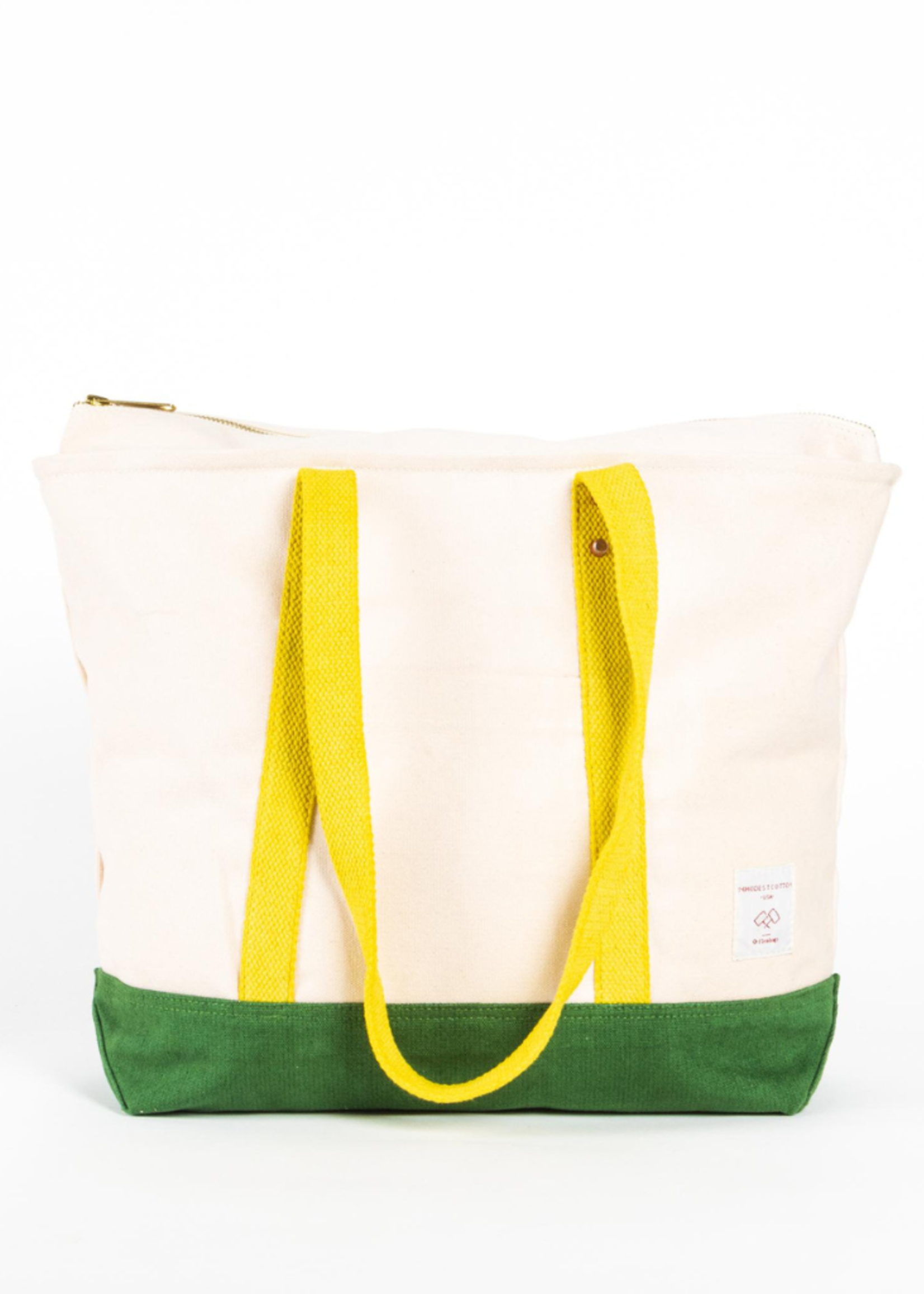 Immodest Cotton Immodest Cotton - Small Zipper Tote -Earth