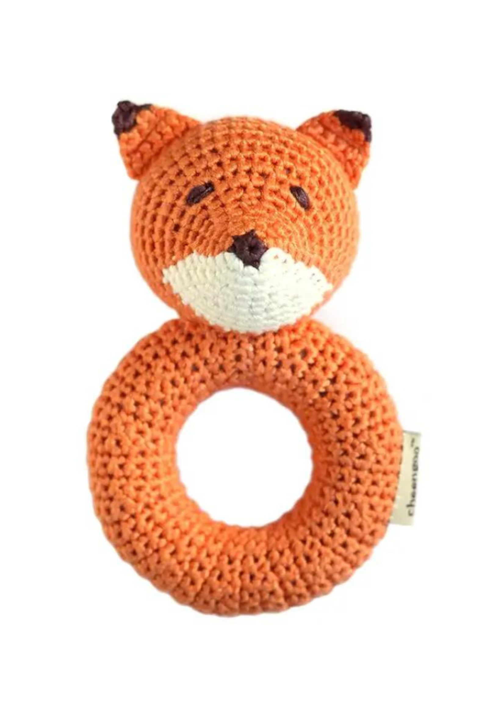 Cheengoo Cheengoo Fox Ring Hand Crocheted Rattle