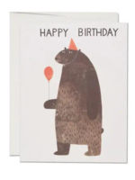 Red Cap Cards Party Bear Birthday