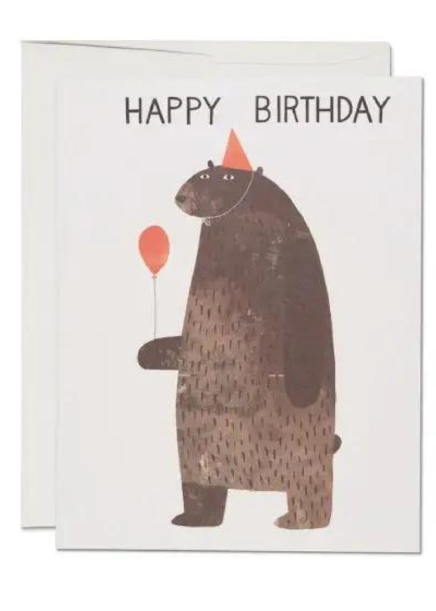 Red Cap Cards Red Cap Cards - Party Bear Birthday
