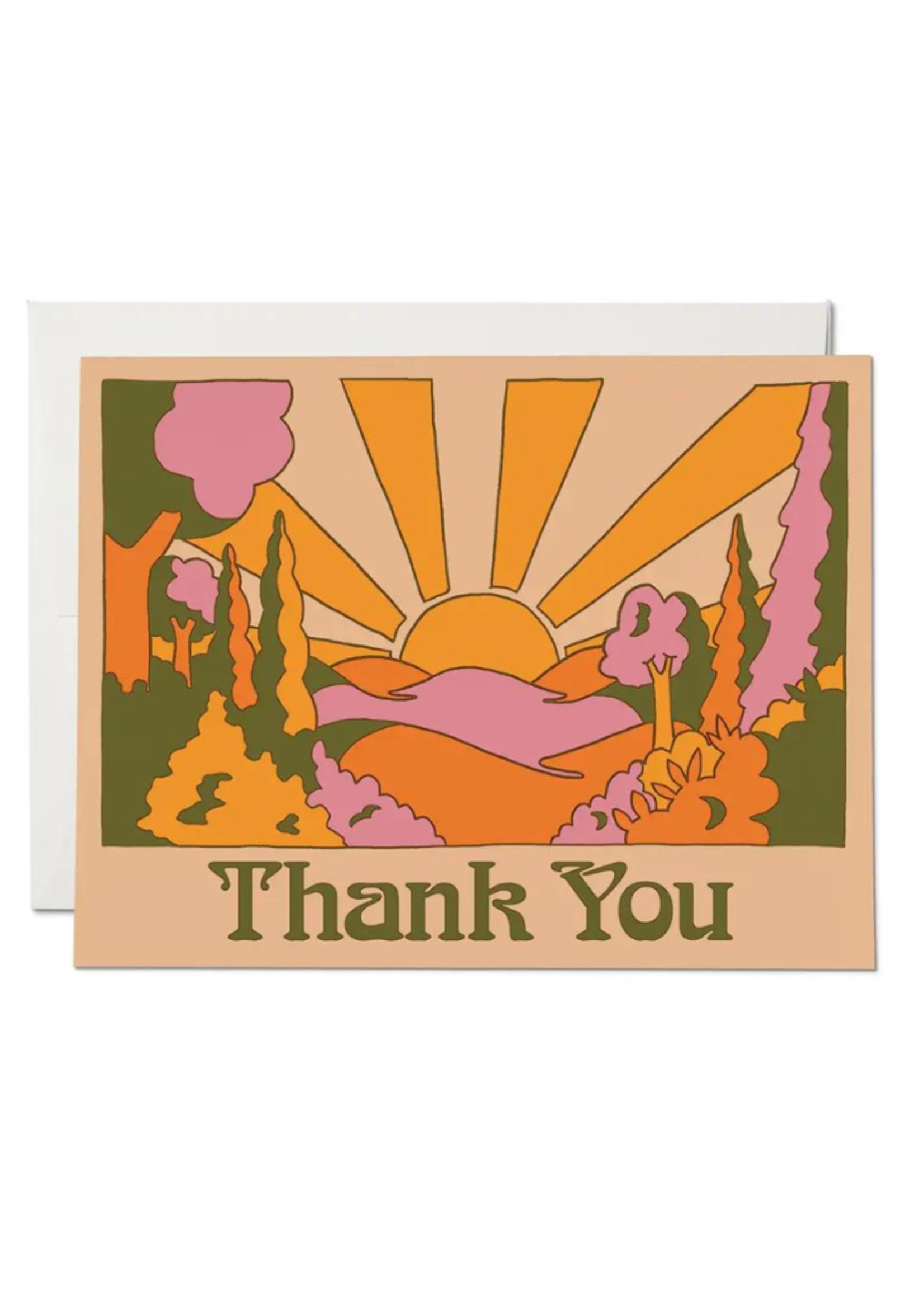 Red Cap Cards Red Cap Cards - Sunrise Thank You