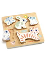 Djeco Baby Animali Wooden Puzzle