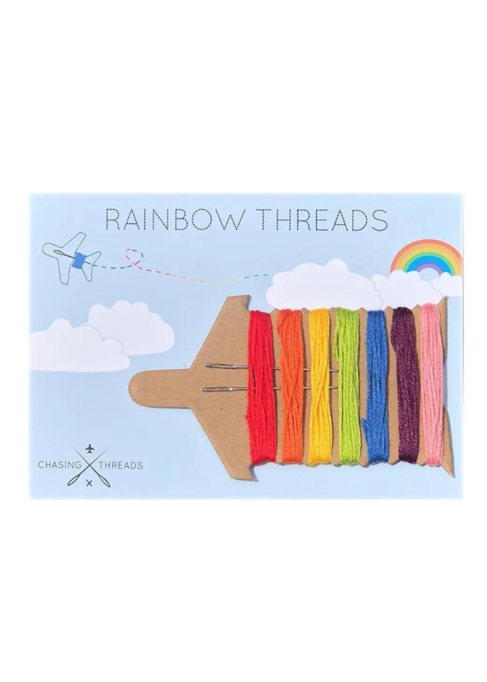 Chasing Threads Chasing Threads - Rainbow Threads - Embroidery Needle & Thread Set