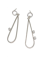 Eko Jewelry Design Eko Jewelry Design Liora Earrings - Sterling Silver + White Topaz