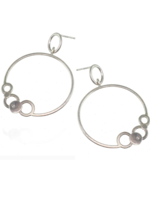 Eko Jewelry Design Eko Jewelry Design Asta Earrings - Sterling Silver + Diamond