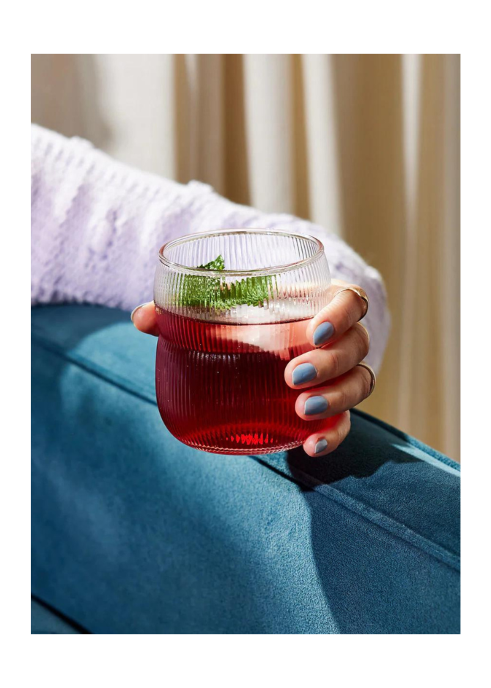 West Elm - Fluted Acrylic Drinking Glasses