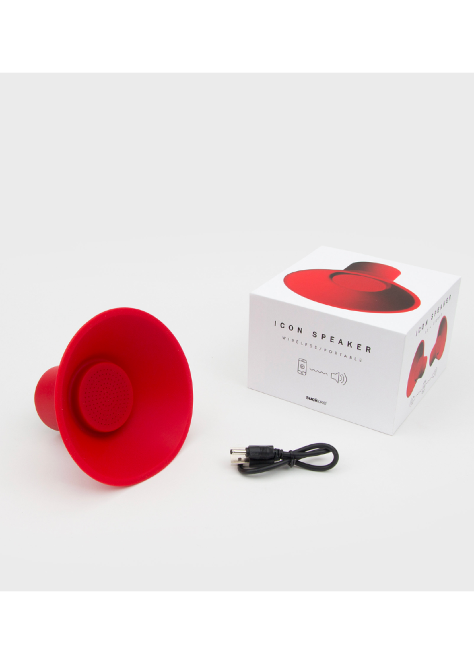 SuckUK Suck UK Wireless Bluetooth Icon Speaker - Red