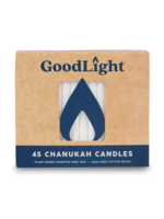 GoodLight Natural Candles Chanukah Candles: 45-Count Box White